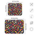 thumbnail image 4 of Yayeee Dish Drying Mat for Kitchen Counter 18"x24" Microfiber Absorbent Pad, Small Colorful Flower, 4 of 7