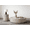 39+16Marble, variant on Kevinplus 31.49" Faux Mars Pattern Coffee Tables, Round Tea Tables for Living Room, No Need Assembly
