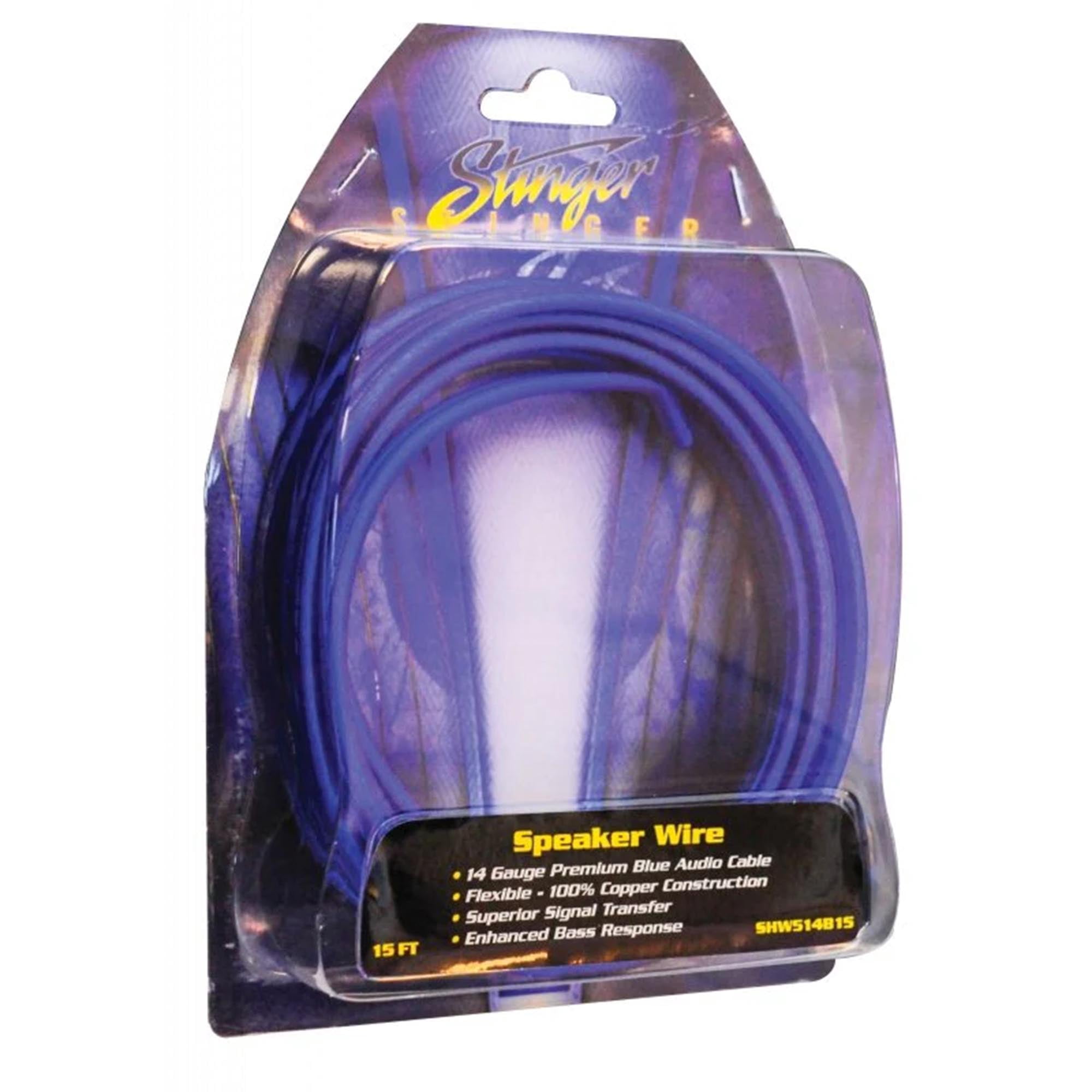 Metra MLAK4-20 100 Amp Breaker 4GA Tinned Pure Copper 20 foot Marine Wiring Kit with 16GA Matte Blue 50ft and 14GA Matte Blue 15ft Tinned Oxygen-Free Copper Speaker Wire