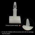 thumbnail image 5 of Uxcell 0.56" Supporting Height Adhesive Standoff Reverse Mount Insulation Bracket White 10 Pack, 5 of 5