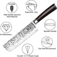 thumbnail image 2 of Cuchillo de Cocina Nakiri Imarku 7" Acero Japonés SUS440A, 2 of 4
