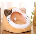 thumbnail image 3 of Vier Jahreszeiten Cat Litter Otoño e Invierno Cat Litter Kennel Winter Cat Litter Kennel Suministros para mascotas extraíbles y lavables Amarillo M JAMW Sencillez, 3 of 5
