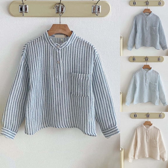 Tranfacy Kids Boys and Girls 1 to 7 Years Fall Hoodless Sweatshirts Print Style Long Sleeve Round Neck Daily Relaxed Casual Pullover Tops