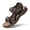 Khaki, variant on Men's Camouflage Adjustable Sport Sandals, Open-Toe Outdoor Casual Summer Shoes
