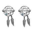 thumbnail image 1 of Anneau de Protection pour Tétine Anneau Attrape-Rêves Design 14G Vendu par Paire 22MM, 1 of 1