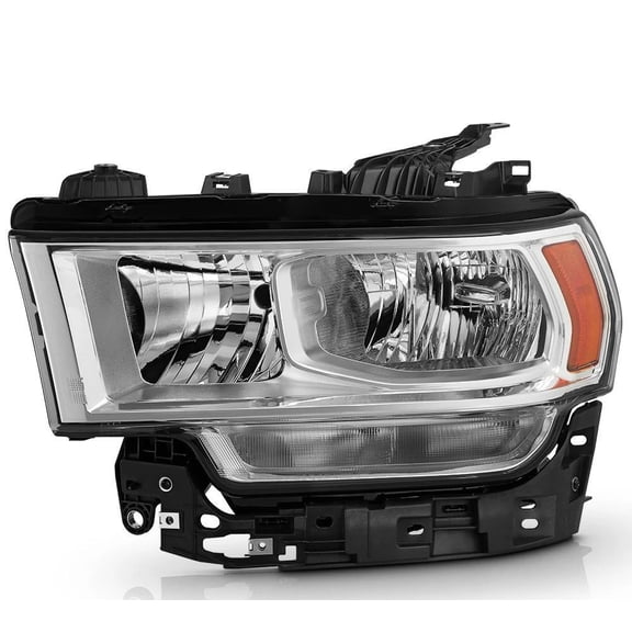 For 2019-2024 RAM 2500 3500 Halogen Chrome Headlight assy Left Driver Side