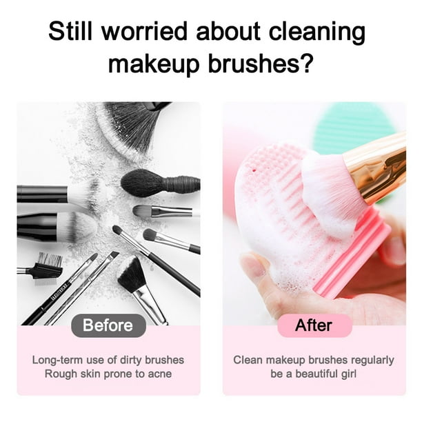 Cómo Lavar Limpieza Brochas Maquillaje Limpiador Brochas Como