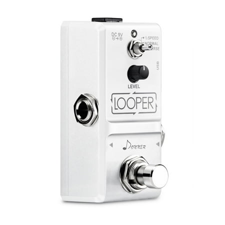 Donner Tiny Looper Guitar Effect Pedal 10 minutes of Looping 3 (Best Volume Pedal For Effects Loop)
