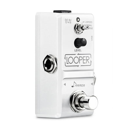 Donner Tiny Looper Guitar Effect Pedal 10 minutes of Looping 3 (Best Stereo Looper Pedal)