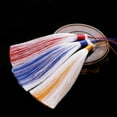 thumbnail image 3 of U8MO 12cm Exquisite two-tone Tassel Hanfu Hanging Pendant Fan Tassel Sachet Ornament-07# Skyblue, 3 of 6