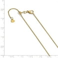 thumbnail image 2 of 14k Yellow Gold 1.25m DC Adjustable Cable Chain, 2 of 2