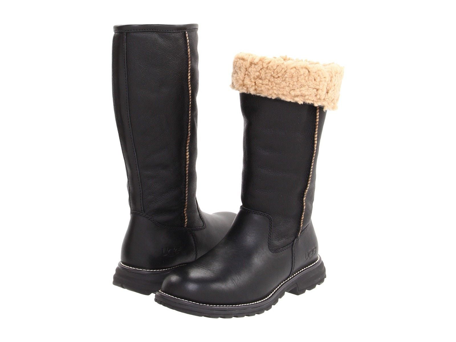 long leather ugg boots