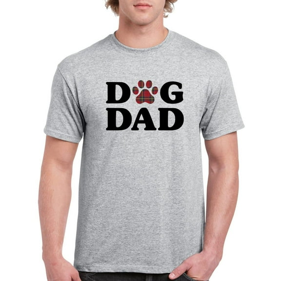 Dog Dad Men T-Shirt, Male x-Large