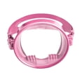 thumbnail image 3 of Máscara de buceo de una sola lente, máscara de snorkel, gafas de natación antivaho profesionales Rosa, 3 of 9