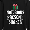 thumbnail image 3 of Instant Message - Notorious Present Shaker Christmas - Toddler & Youth Long Sleeve Graphic T-Shirt, 3 of 6