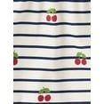 thumbnail image 3 of The Children's Place Baby And Toddler Girls Short Sleeve Print Flutter Dress, Sizes 6M-5T, 3 of 3