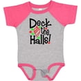 thumbnail image 3 of Inktastic Deck the Halls Christmas Ornament Boys or Girls Baby Bodysuit, 3 of 5