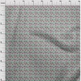 thumbnail image 3 of oneOone Polyester Lycra Fabric Leaves & Floral Block Print Sewing Fabric BTY 56 Inch Wide, 3 of 4