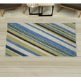 thumbnail image 1 of Vintage Decorative Rug, Diagonal Stripes on Old Aged Design Grungy Background Abstract Print, Quality Carpet for Bedroom Dorm and Living Room, 6 Sizes, Sea Blue, by Ambesonne, 1 of 1