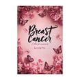 thumbnail image 2 of Fasiaou Breast Cancer Awareness Garden Flag Polyester Outdoor Decorative Ribbon Flag for Yard Lawn Porch Display Support Solidarity Fundraiser Event, 2 of 6