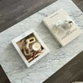 thumbnail image 3 of Genuine Marble Block Coffee Table - Carrara Marble, 54" Extra Large, 3 of 7