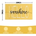 thumbnail image 3 of Spring Door Mat,Yellow Hello Sunshine Indoor Outdoor Non-Slip Doormat,Entryway Front Porch Spring Summer Welcome Door Mat for Entrance Decor,30" x 17", 3 of 6