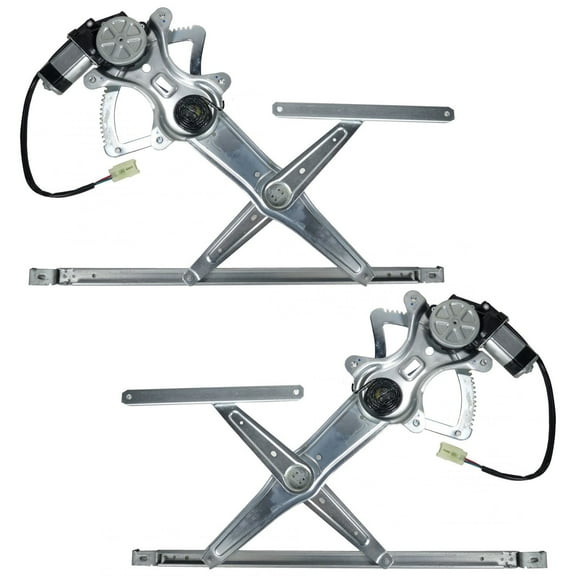 TRQ Front Power Window Regulator & Motor Pair Set of 2 for 02-06 Toyota Camry WRA50235