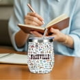 thumbnail image 3 of Nashville Gifts Travel Souvenir Wine Tumbler 12 oz Insulated Wine Glass Cup with Lid Straw Vacuum Insulated Cup,Travel Lover Gifts for Women Men Friend Birthday Christmas Halloween, 3 of 6