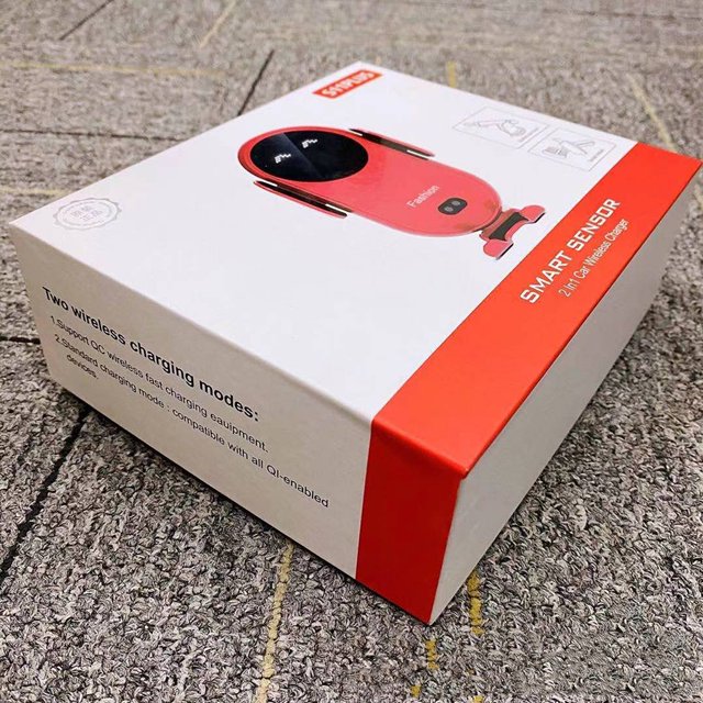 Cargador de coche inalámbrico 10W Carga rápida Soporte de teléfono de coche de ventilación de aire de sujeción automática