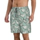 thumbnail image 2 of Balery Hand Drawn Chickens Traje de Baño Estilo Hawaiano para Hombre, Shorts de Secado Rápido con Bolsillos-3X-Large, 2 of 6