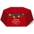 thumbnail image 1 of Feliz árbol de Navidad Collar Copos de nieve Anillo de Navidad Fiesta Interior Exterior Falda de piso Festival Decoración Artesanía Regalo Nuevo 002 Inevent HA009061-02, 1 of 6