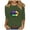 #097-Green, variant on Nuoqisi Carnival Celebration Printed Tee - Ladies' Casual Round Neck 3/4 Sleeve Loose T-Shirt for Festival Parades, Costume Parties, Colorful Street Style Wear & Masquerade Themed Outfits
