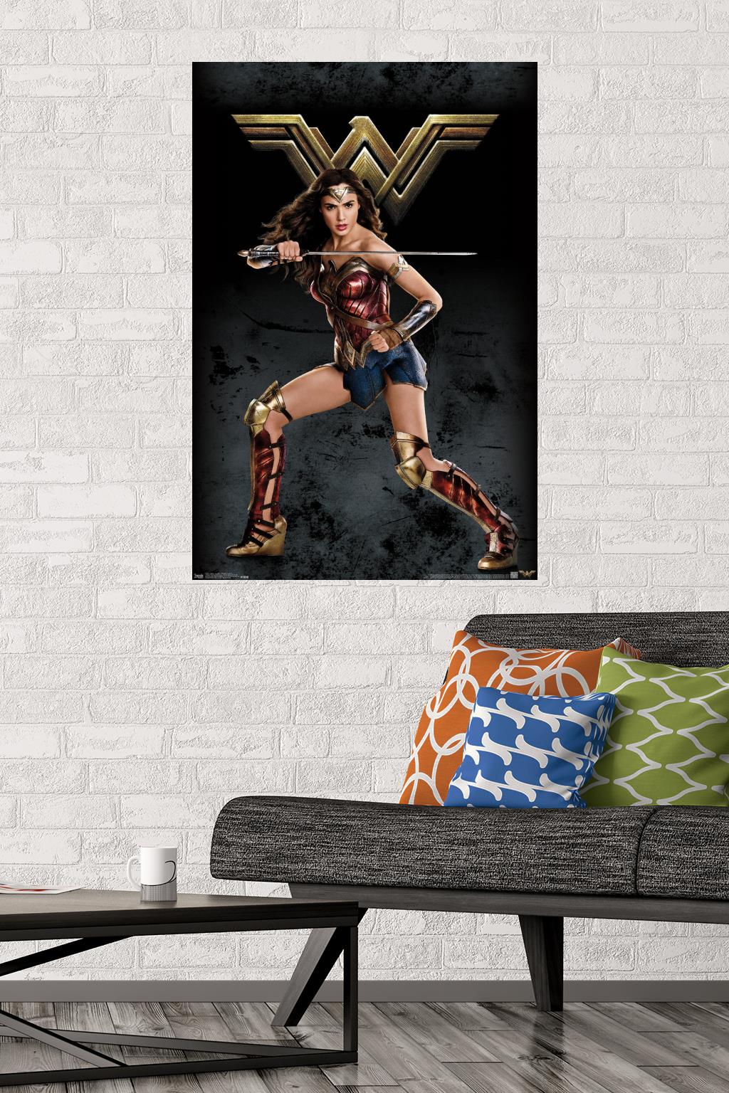 DC Comics Movie - Justice League - Wonder Woman Wall Poster, 22.375" x 34"