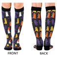 thumbnail image 4 of FORMRS Womens Knee High Socks Casual Long Thick Travel Daily Wear, 1 Pair, Halloween Colorful Ghosts, 4 of 6