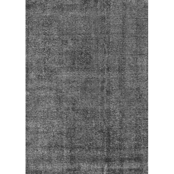Ahgly Company Indoor Rectangle Oriental Gray Industrial Area Rugs, 8' x 10'