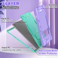 thumbnail image 3 of Funda Grifobes para Samsung Galaxy Tab A9 Plus 11" 2023 púrpura+verde, 3 of 9