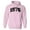 Pink, variant on 1976 College Style Hoodie Sweatshirt Unisex Large White