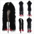thumbnail image 3 of 2Meters Fluffy Ostrich Feather Boa Scarf 2/4/6/10/15Ply Wedding Natural Crafts Plumas Christmas Party Decor Sewing Accessories, 3 of 4