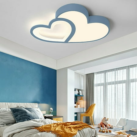 

MONIPA Kids Ceiling Light Nursery LED Lamp Cartoon Heart Remote