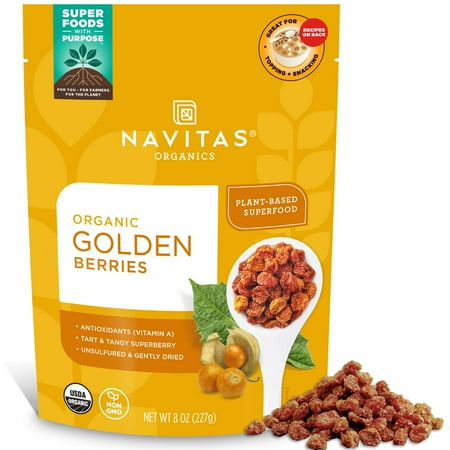 Pack of 12, Navitas Goldenberries, 8 oz