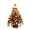 thumbnail image 6 of DIY Beaded Mini Halloween Tree Craft Kit, Bead Art Ornament, Handmade Beginner Friendly Tree Making Supplies, Holiday Tabletop Desk Home Decoration, 6 of 8