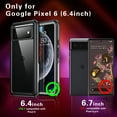 thumbnail image 3 of ANTSHARE for Google Pixel 6 Case, IP68 Waterproof Dustproof with Built-in Screen Protector, Heavy Duty Full Body Protective Phone Case for Pixel 6, 3 of 7