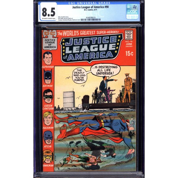 Justice League of America #90 - CGC 8.5 Comic Book