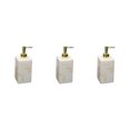 thumbnail image 1 of kurtrusly Practical Pump Bottle Shampoo Dispenser for Home Kitchen White Yellow 500ml 3Set, 1 of 6