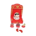 thumbnail image 4 of DOLITY Chinese Deity Statue with Tribute Set Multipurpose Decorative Fengshui Decor Guanyin, 4 of 9