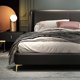 thumbnail image 3 of Bedroom furniture Italian light luxury leather bed modern simple master bedroom Nordic double bed villa Hong Kong-style bed My Lux Decor Round, 3 of 5