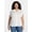 Winter White, variant on Women's Plus Linen Blend Camp Shirt, Sizes 0X-5X