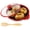 1 Set, variant on Microwave Grill Pan with Glass Lid, Microwave Griller & Crisper Pan for Grilling, Frying, Browning and Crisping, Multi-Purpose Microwave Cookware for Grill Meat, Sandwich & Vegetable