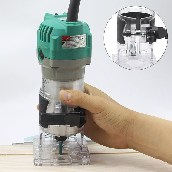 Wooden Router Base Adjustable Trimming Milling Machine Base Electric Trimmer Machine Base Power Tool Accessories Smile Home