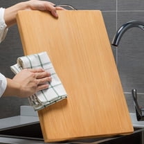 Worgeous Large Cutting Board Bamboo Easy to Clean Household Users Kitchen Preparation 1 Piece